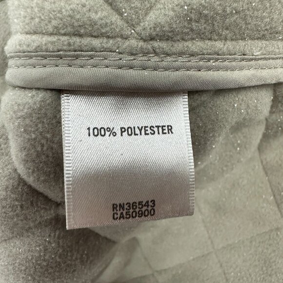 Van Heusen Quilted Vest XXL Womens Khaki 100% Polyester Made In Indonesia - Picture 4 of 5